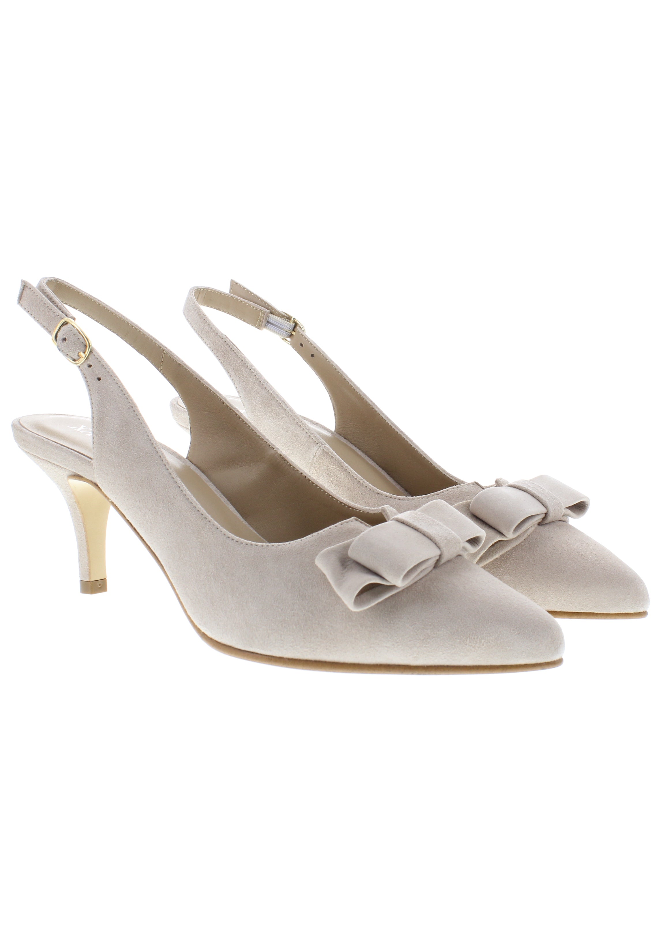 MINA - Spitze Sling-Pumps mit Schleife