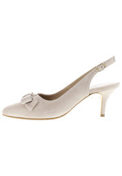 MINA - Spitze Sling-Pumps mit Schleife