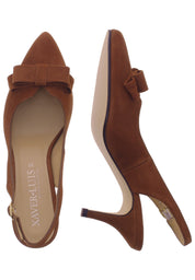 MINA - Spitze Sling-Pumps mit Schleife