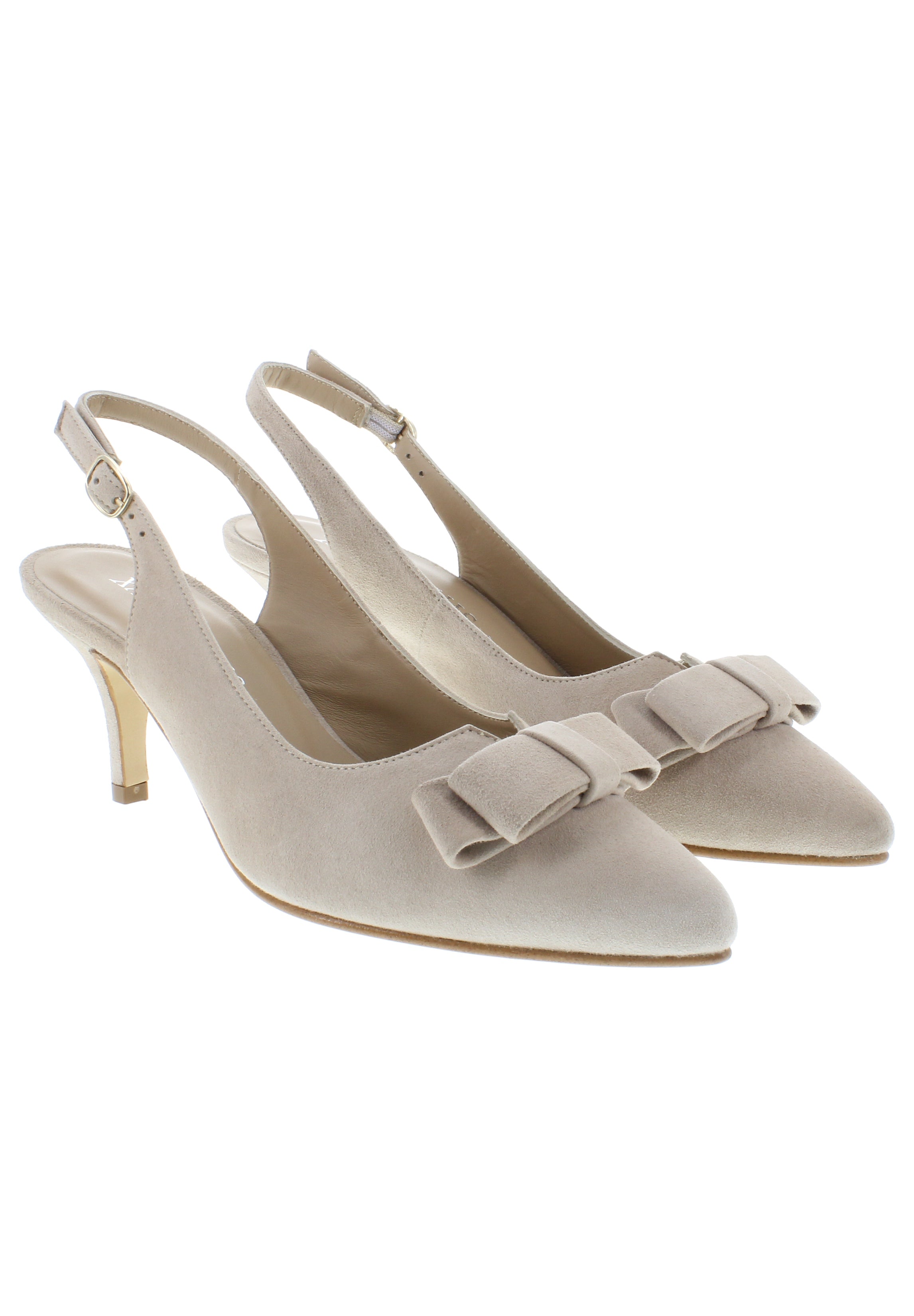 MINA - Spitze Sling-Pumps mit Schleife