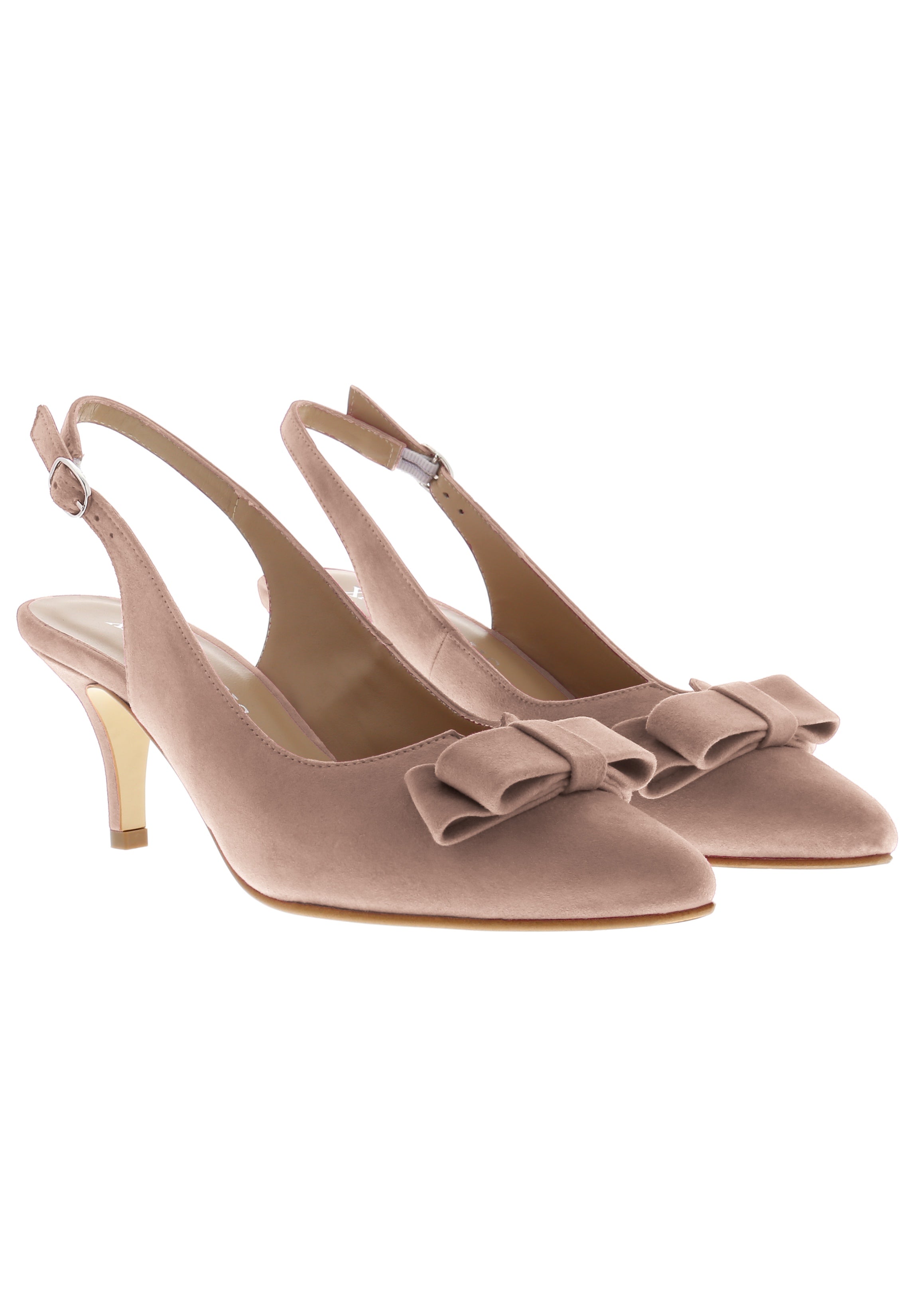 MINA - Spitze Sling-Pumps mit Schleife