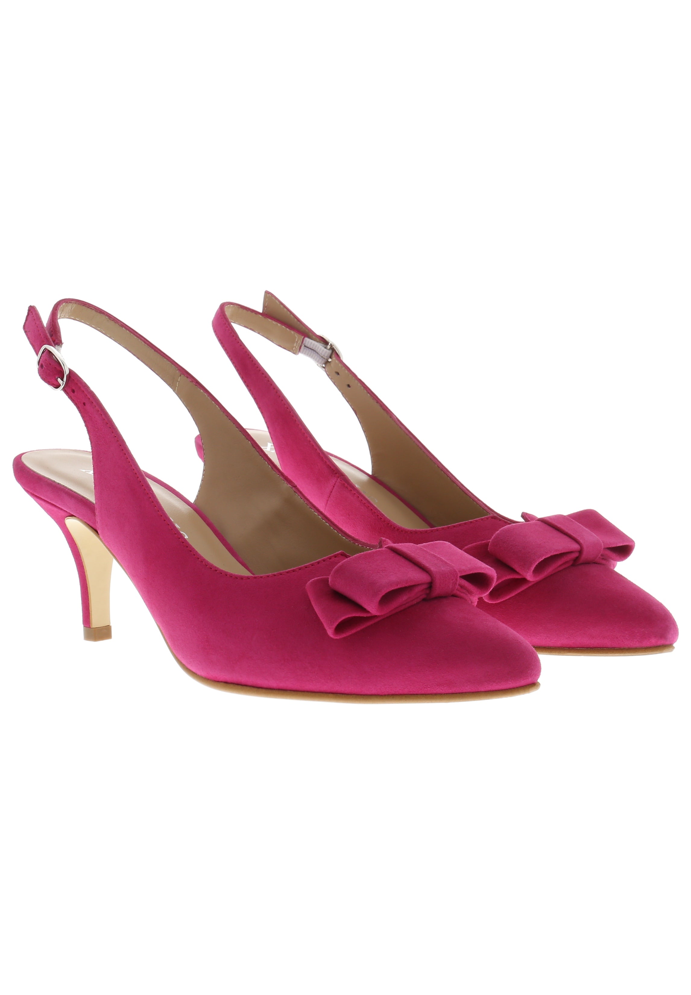 MINA - Spitze Sling-Pumps mit Schleife