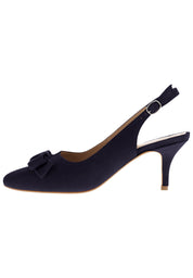 MINA - Spitze Sling-Pumps mit Schleife