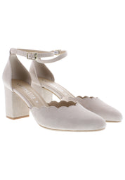 VIOLA - Riemchenpumps mit Blockabsatz