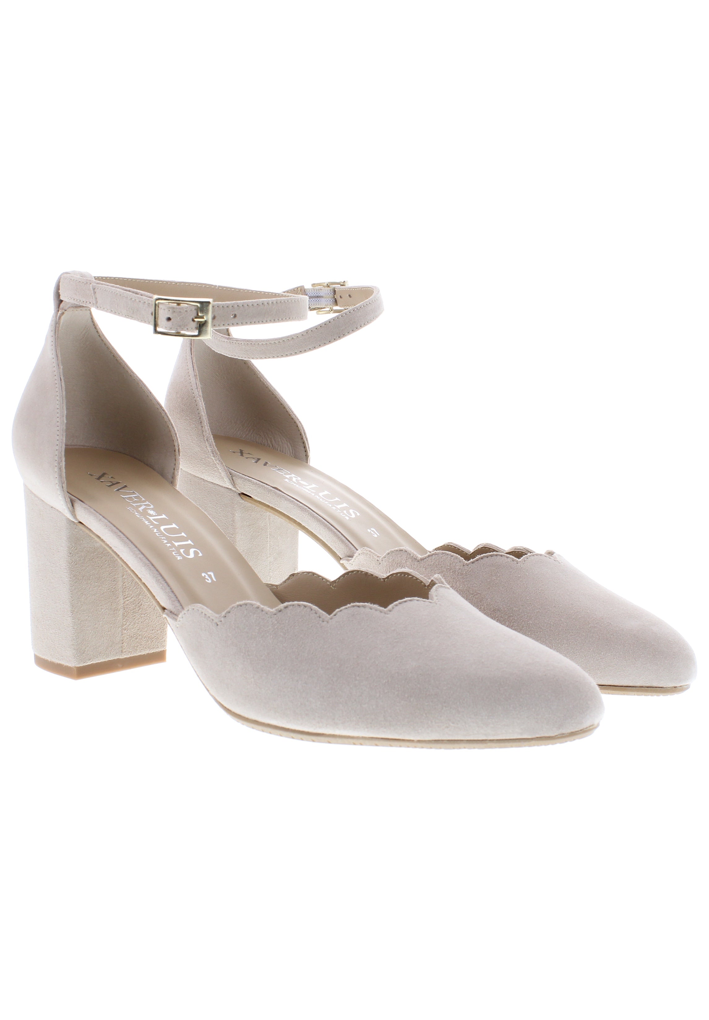 VIOLA - Riemchenpumps mit Blockabsatz