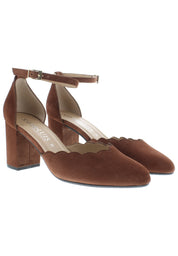 VIOLA - Riemchenpumps mit Blockabsatz