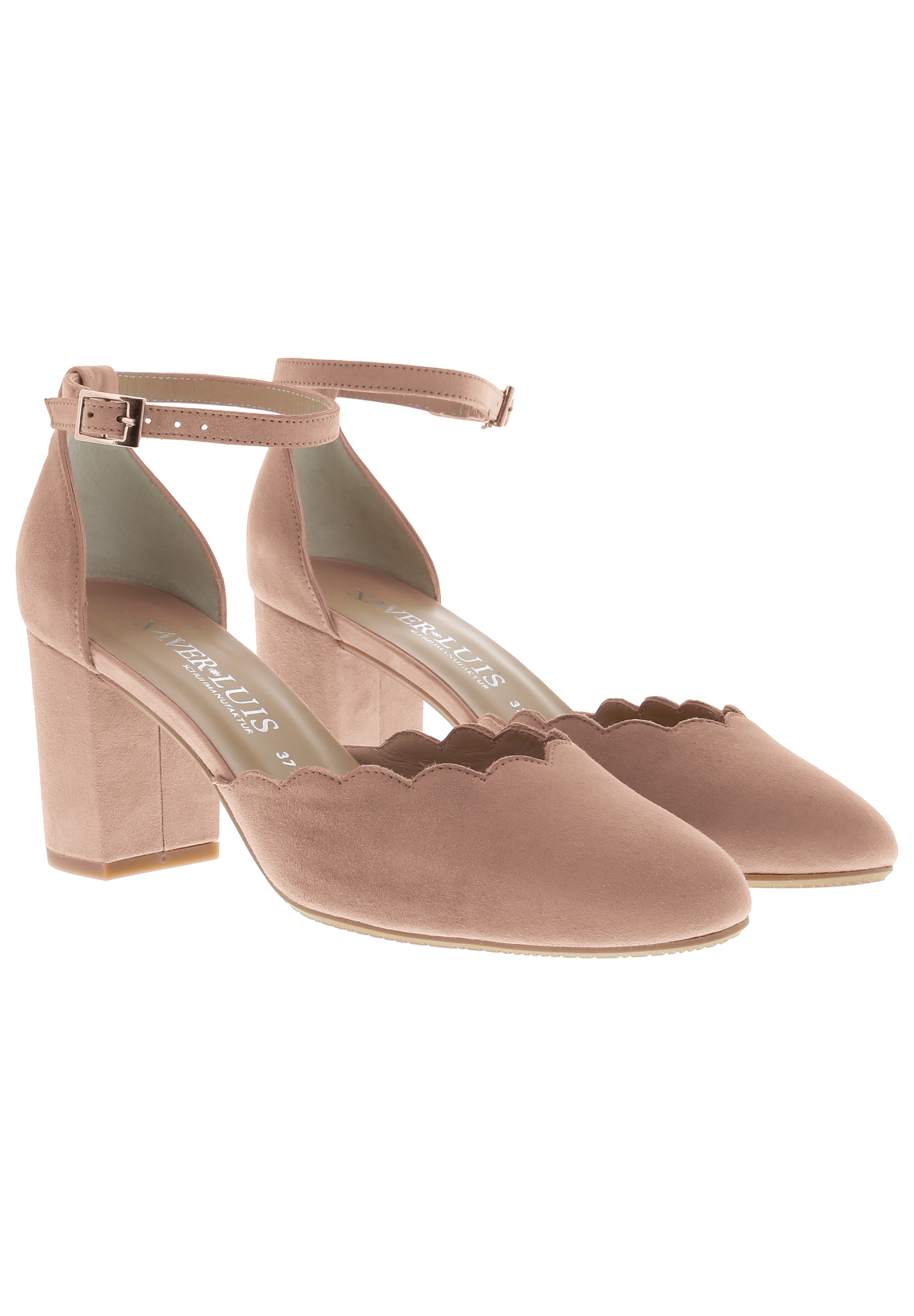 VIOLA - Riemchenpumps mit Blockabsatz