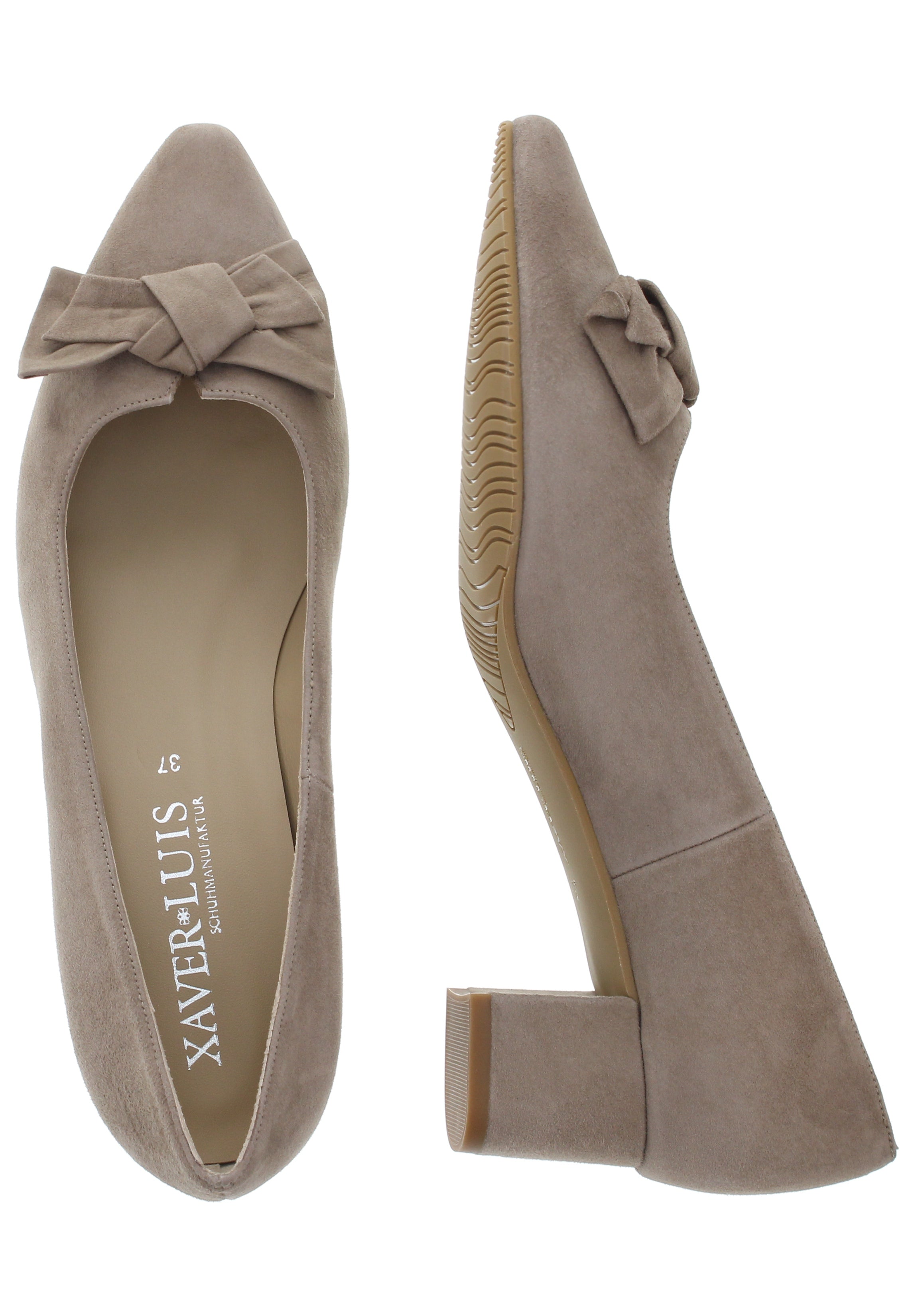 ISABELL - spitze Pumps mit Schleife