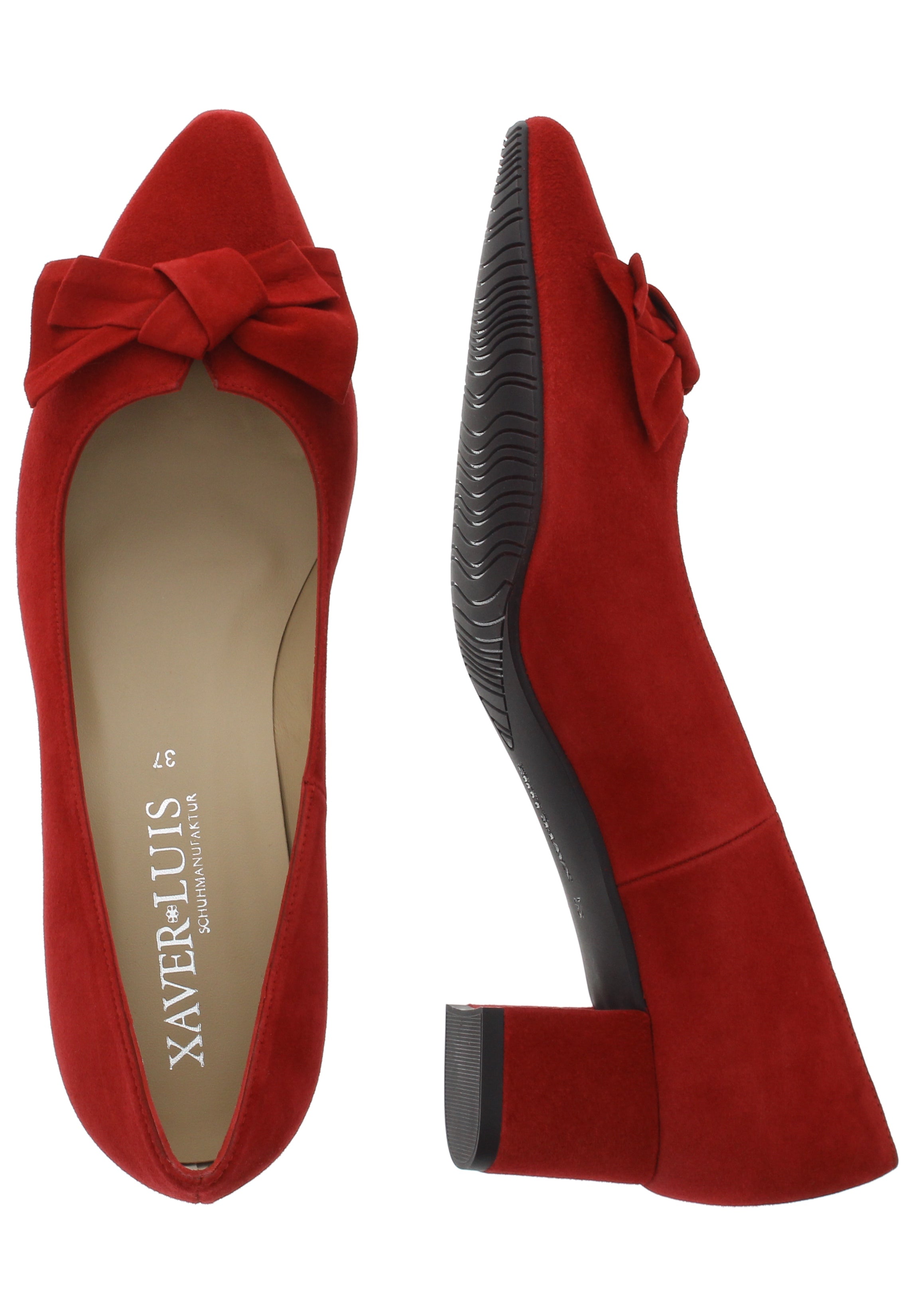 ISABELL - spitze Pumps mit Schleife