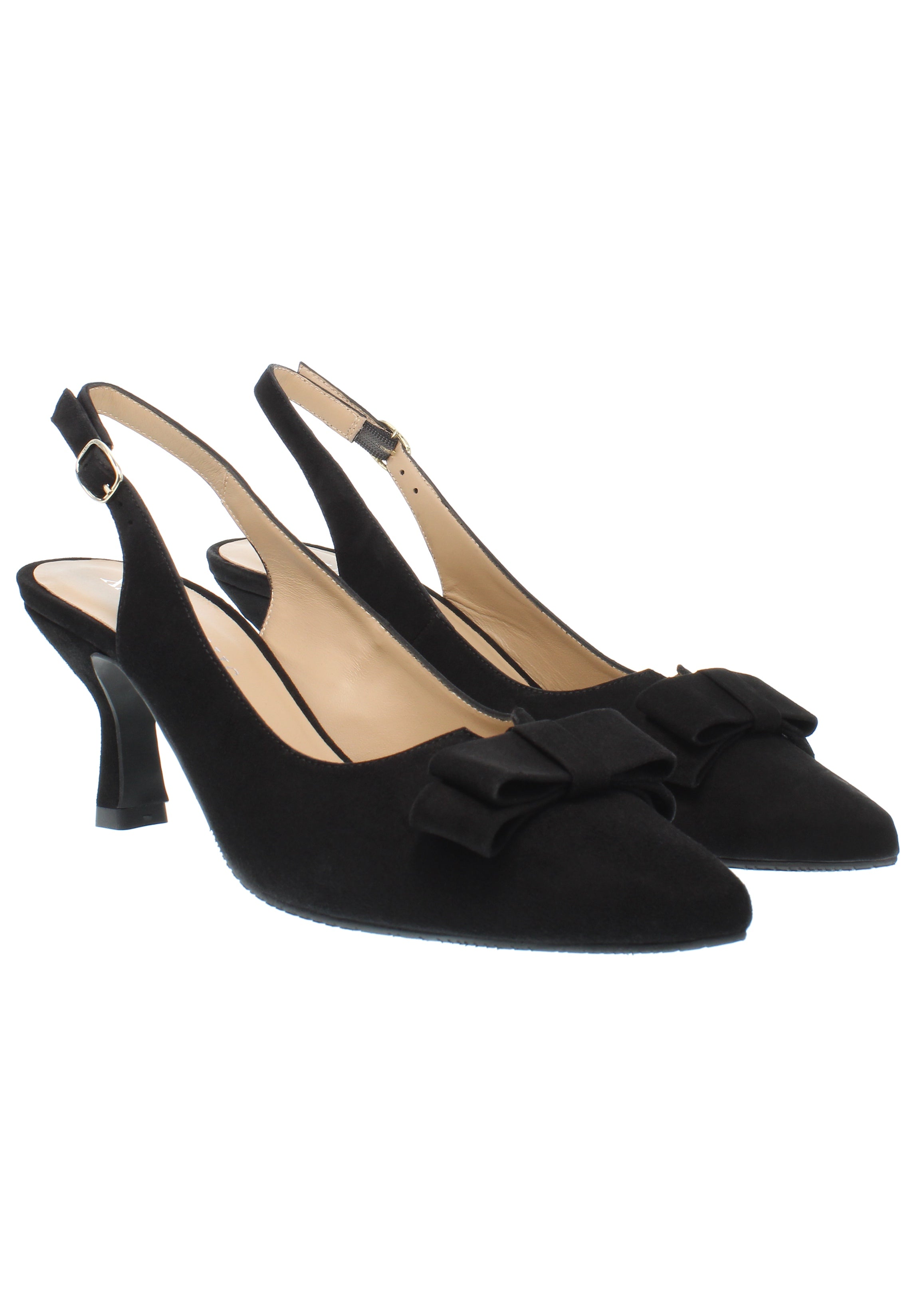 MARISA - Spitze Sling-Pumps mit Schleife