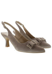 MARISA - Spitze Sling-Pumps mit Schleife