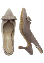 MARISA - Spitze Sling-Pumps mit Schleife