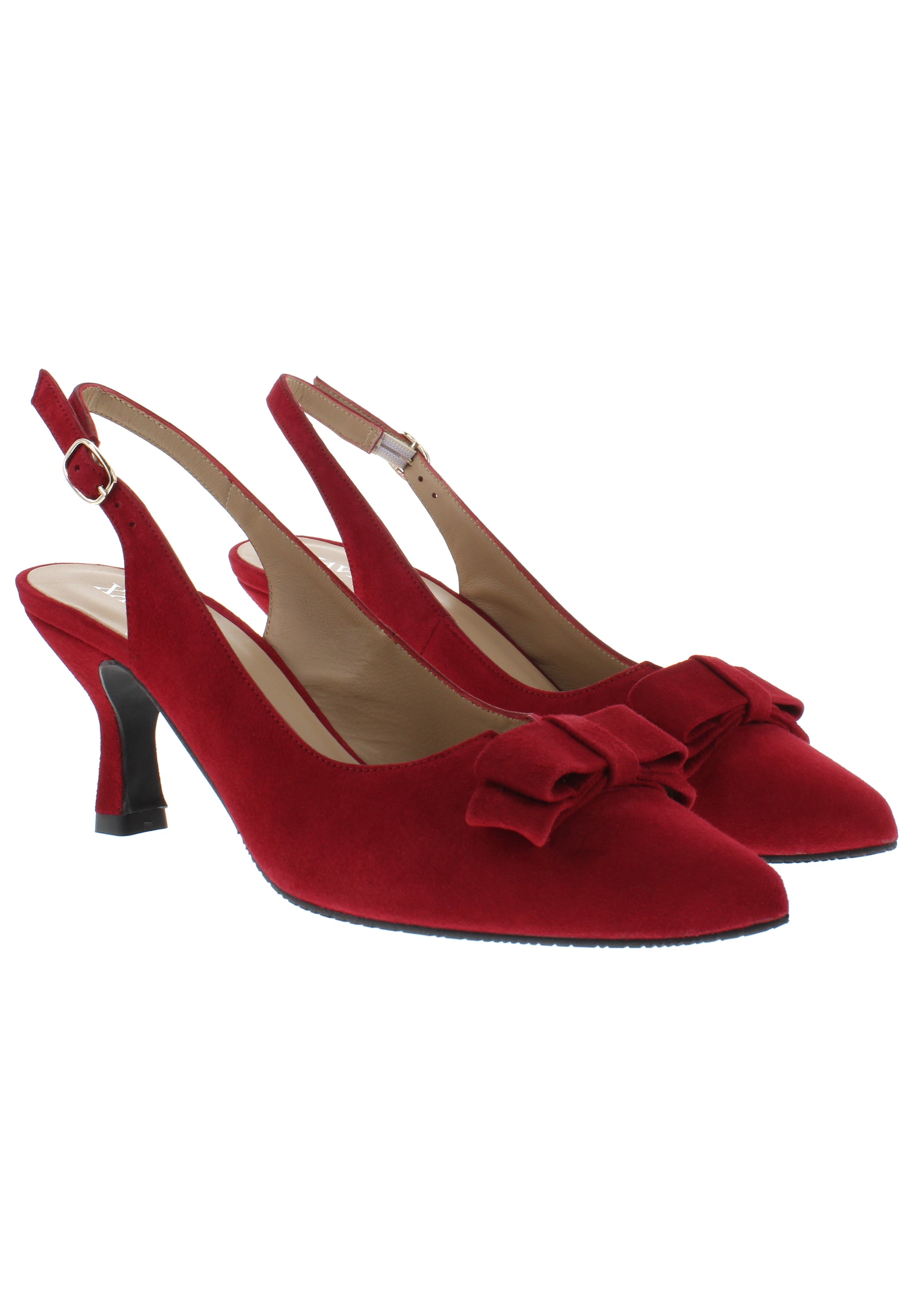 MARISA - Spitze Sling-Pumps mit Schleife
