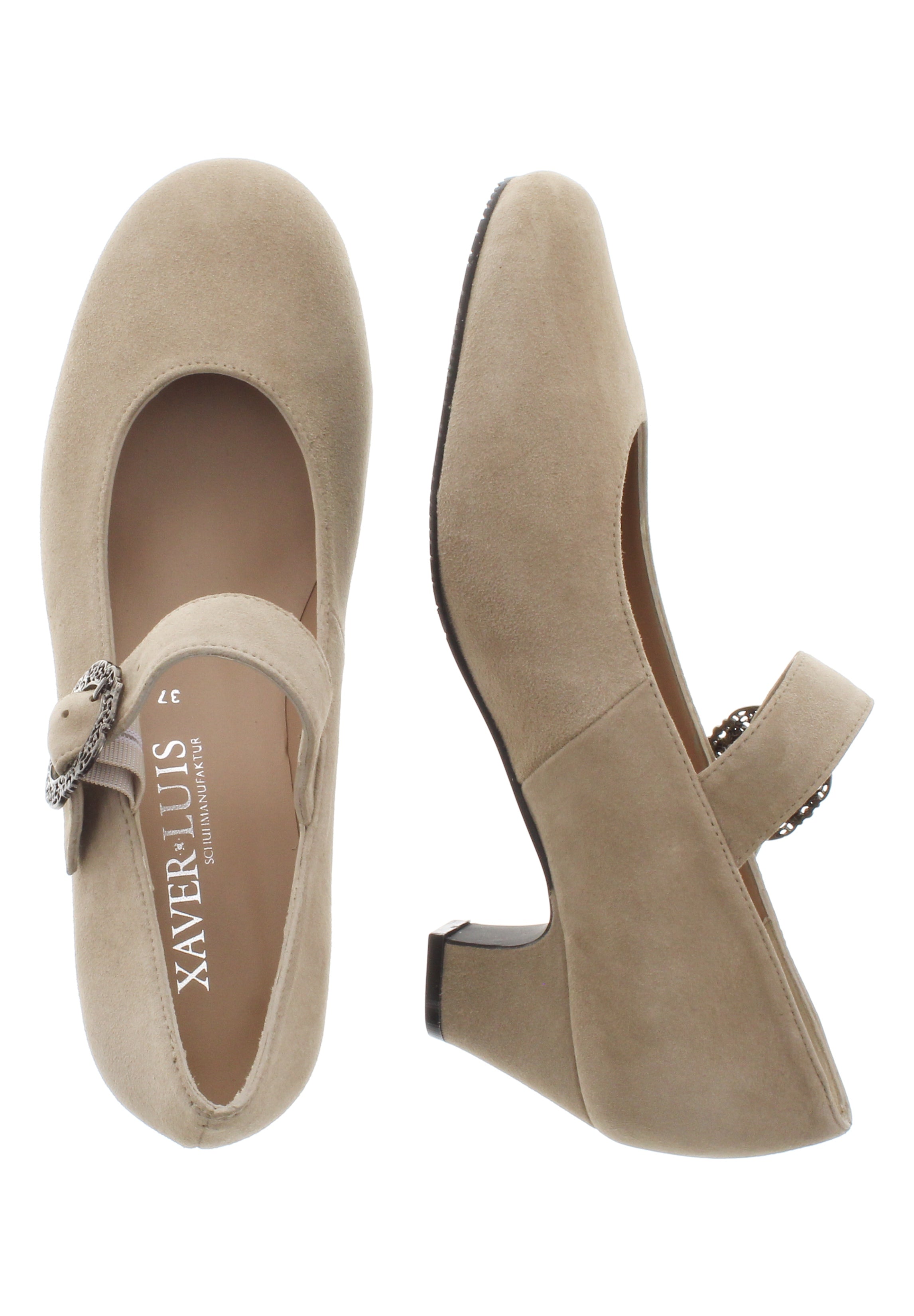 BETTY - Spangenpumps mit Dirndl-Schließe