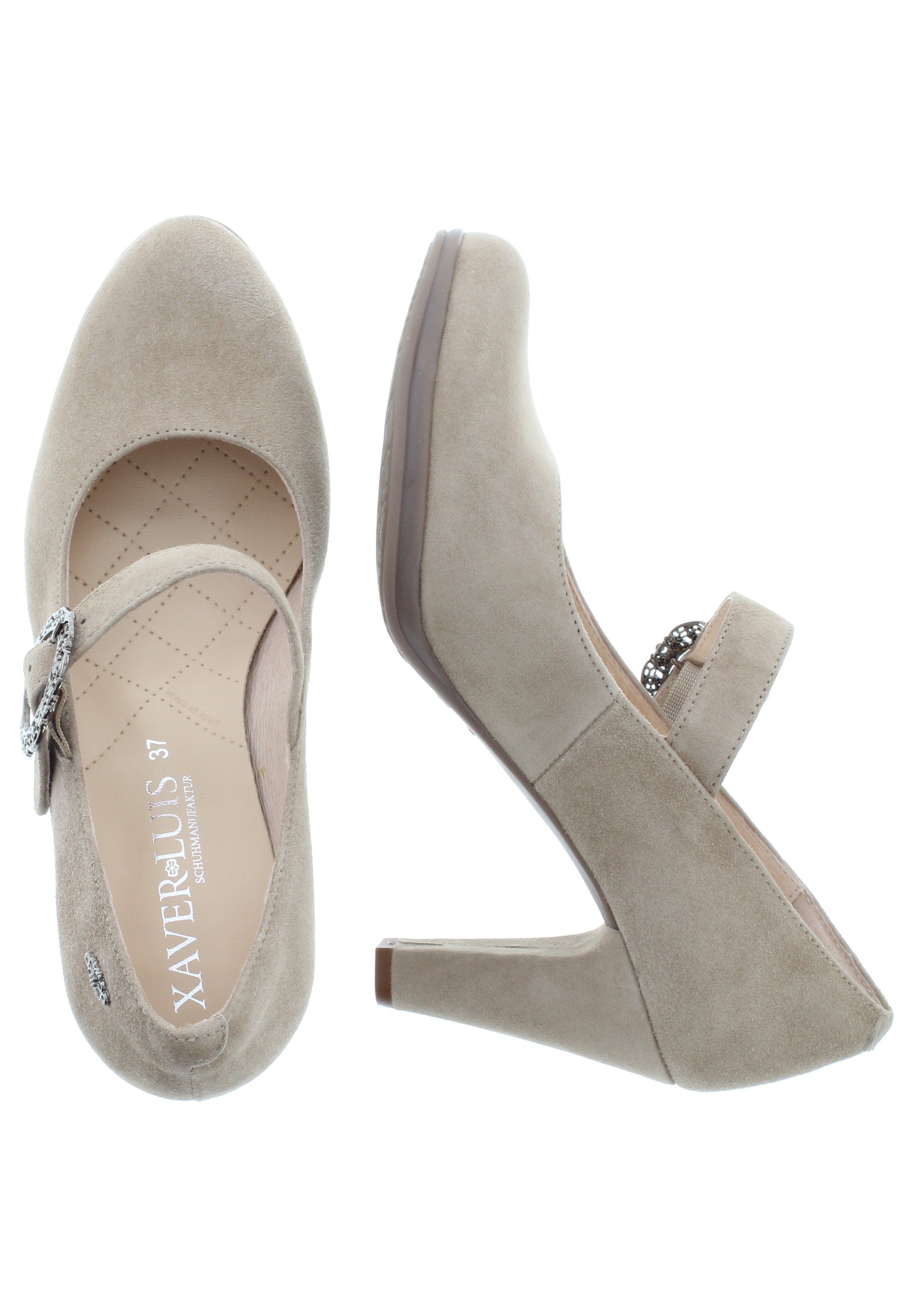 SARAH - Trachten Spangenpumps zum Dirndl