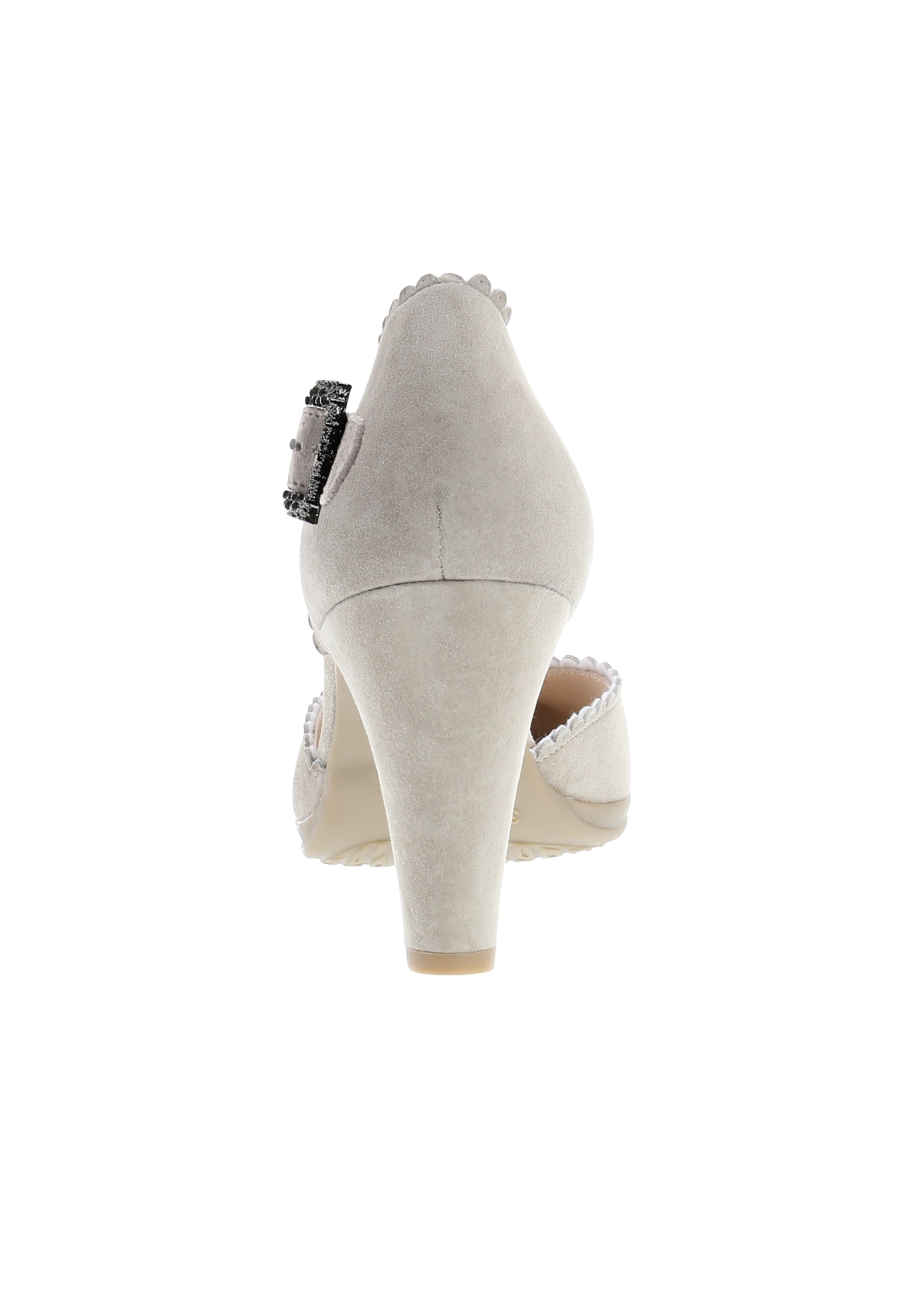SOFINA - Strass Spangenpumps in Samtziegenleder