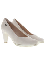 SONYA 2.0 - Plateaupumps aus weichem Veloursleder