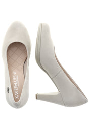 SONYA 2.0 - Plateaupumps aus weichem Veloursleder