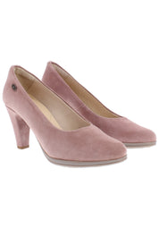 SONYA 2.0 - Plateaupumps aus weichem Veloursleder