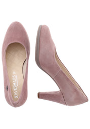 SONYA 2.0 - Plateaupumps aus weichem Veloursleder