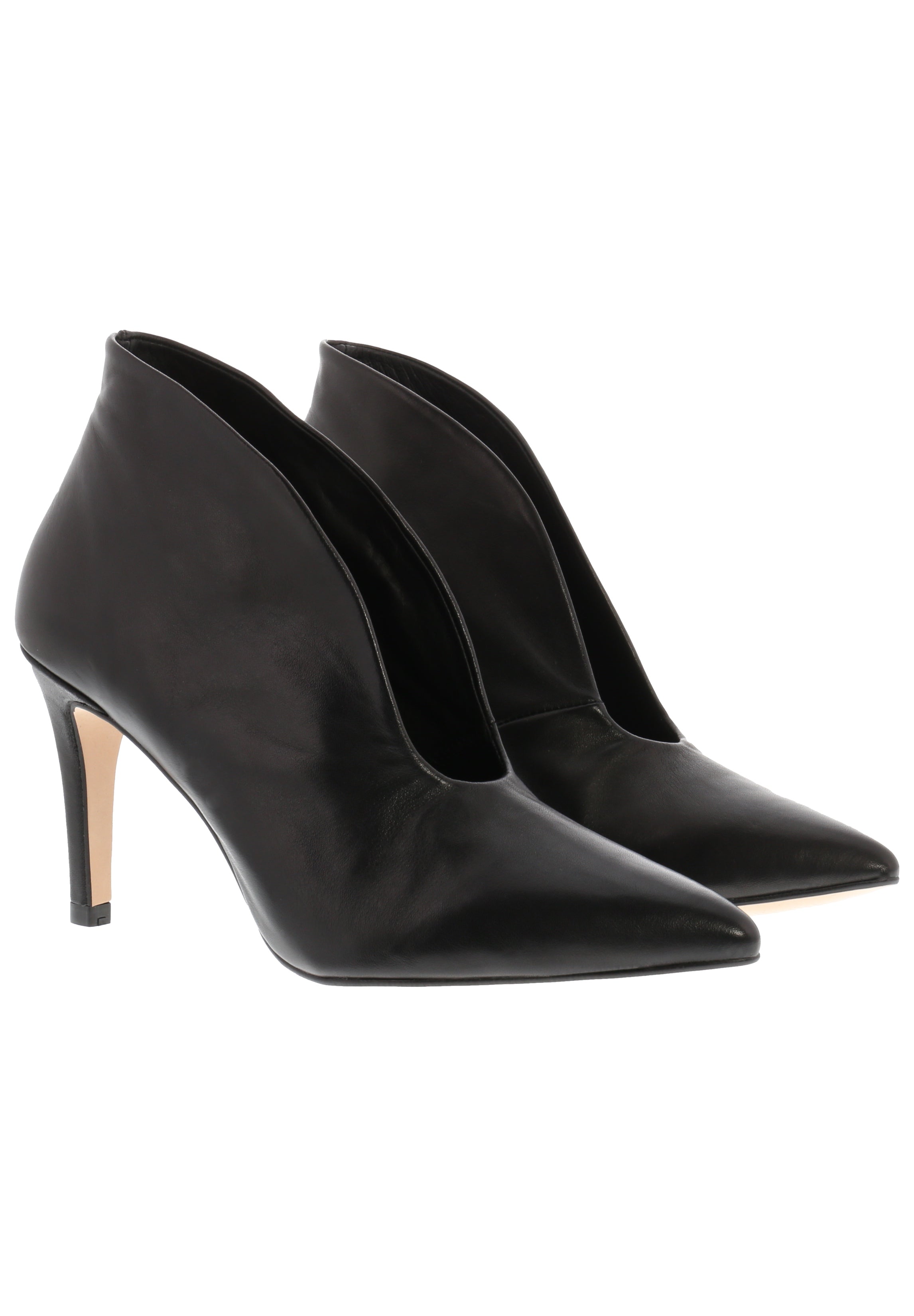 JULIE - Highcut Pumps aus feinem Leder