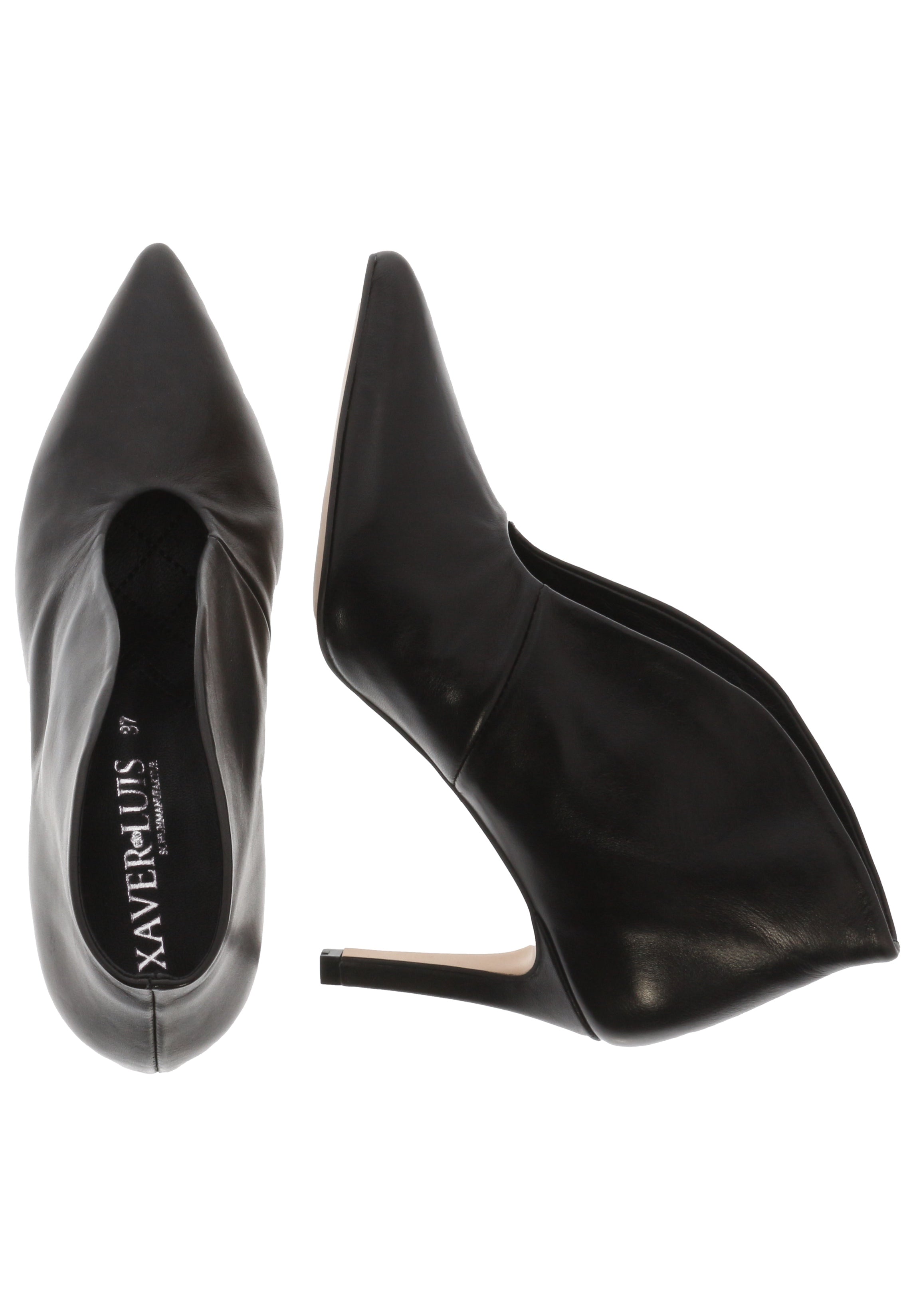 JULIE - Highcut Pumps aus feinem Leder