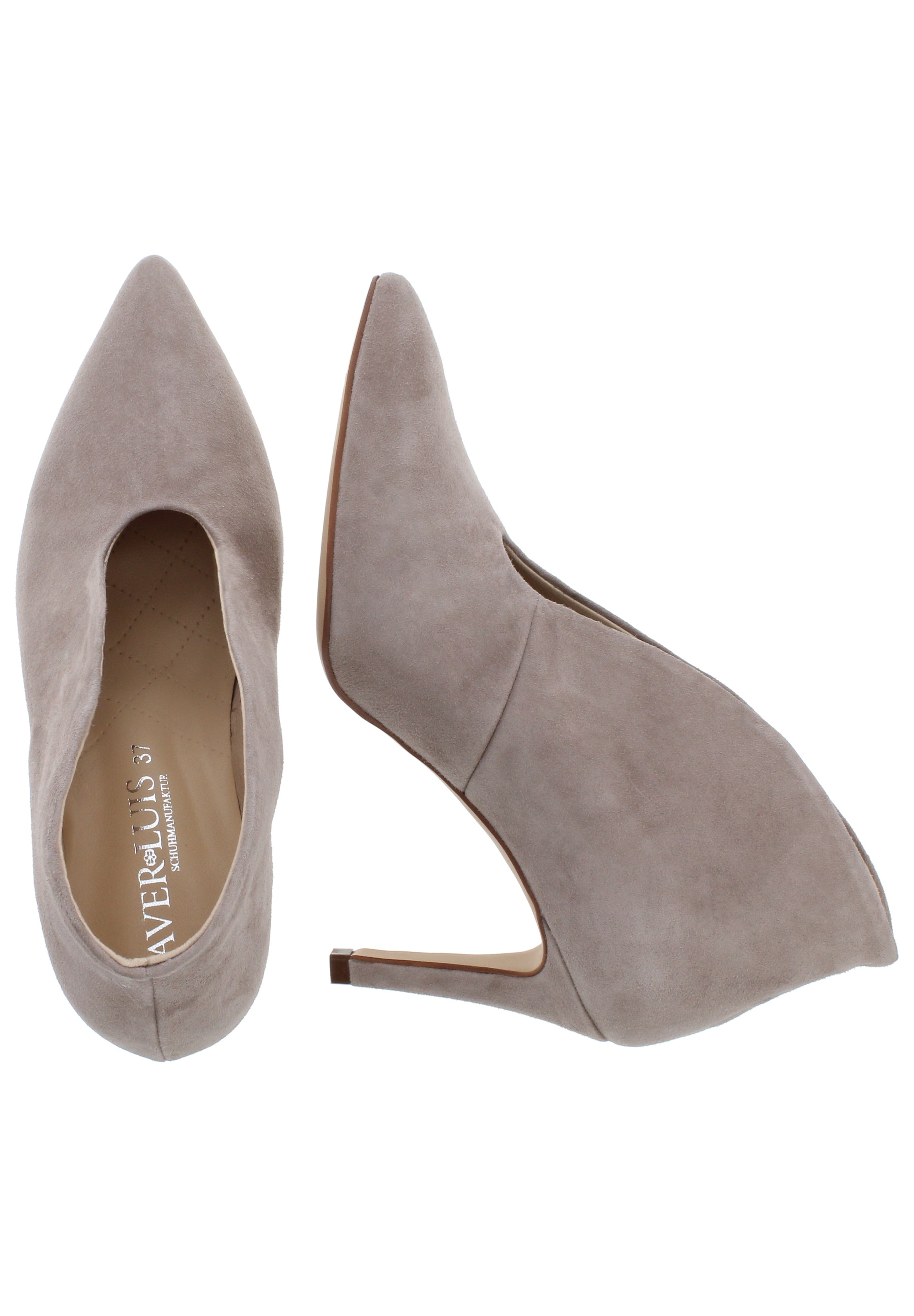 JULIE - Highcut Pumps aus feinem Leder