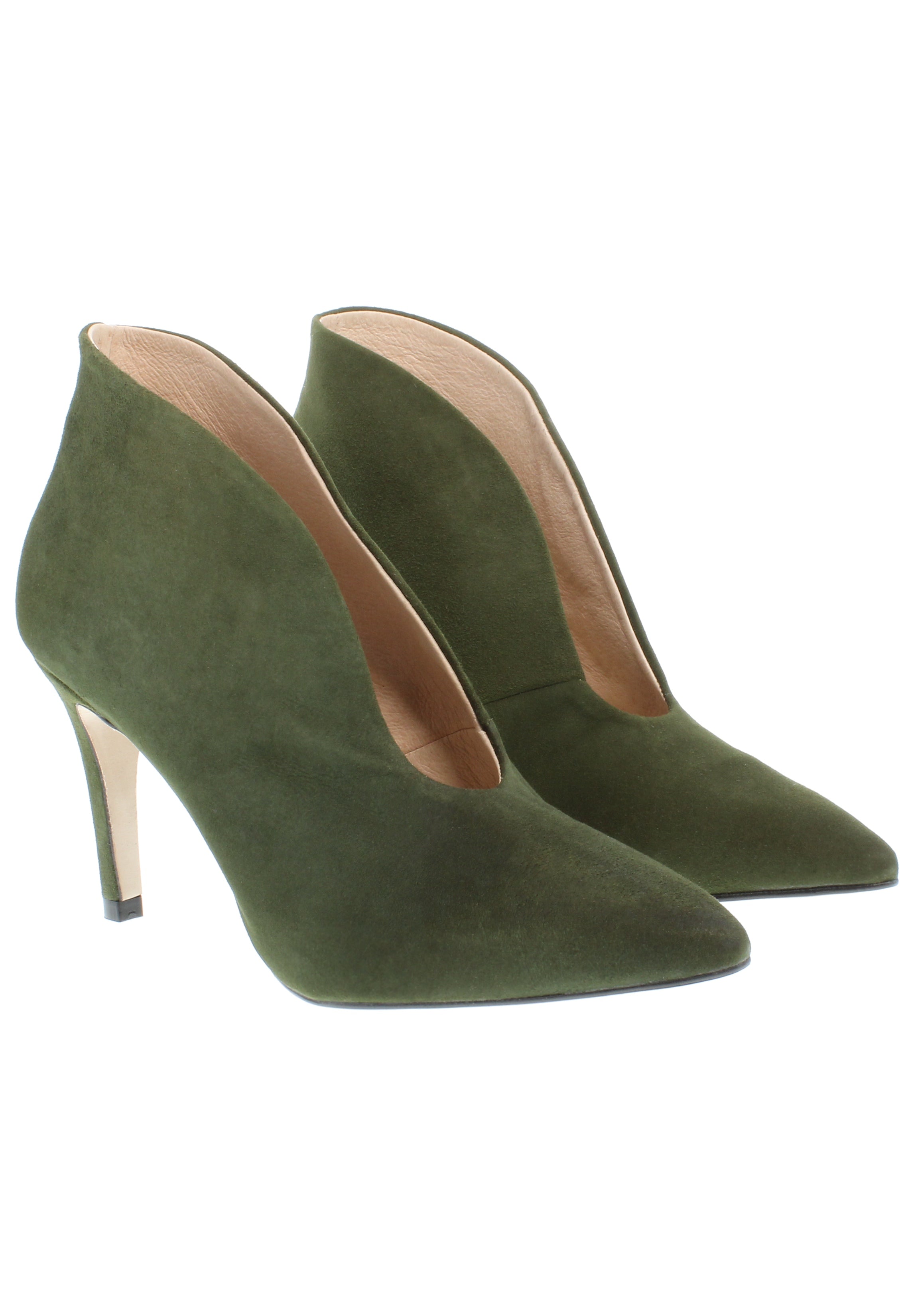 JULIE - Highcut Pumps aus feinem Leder