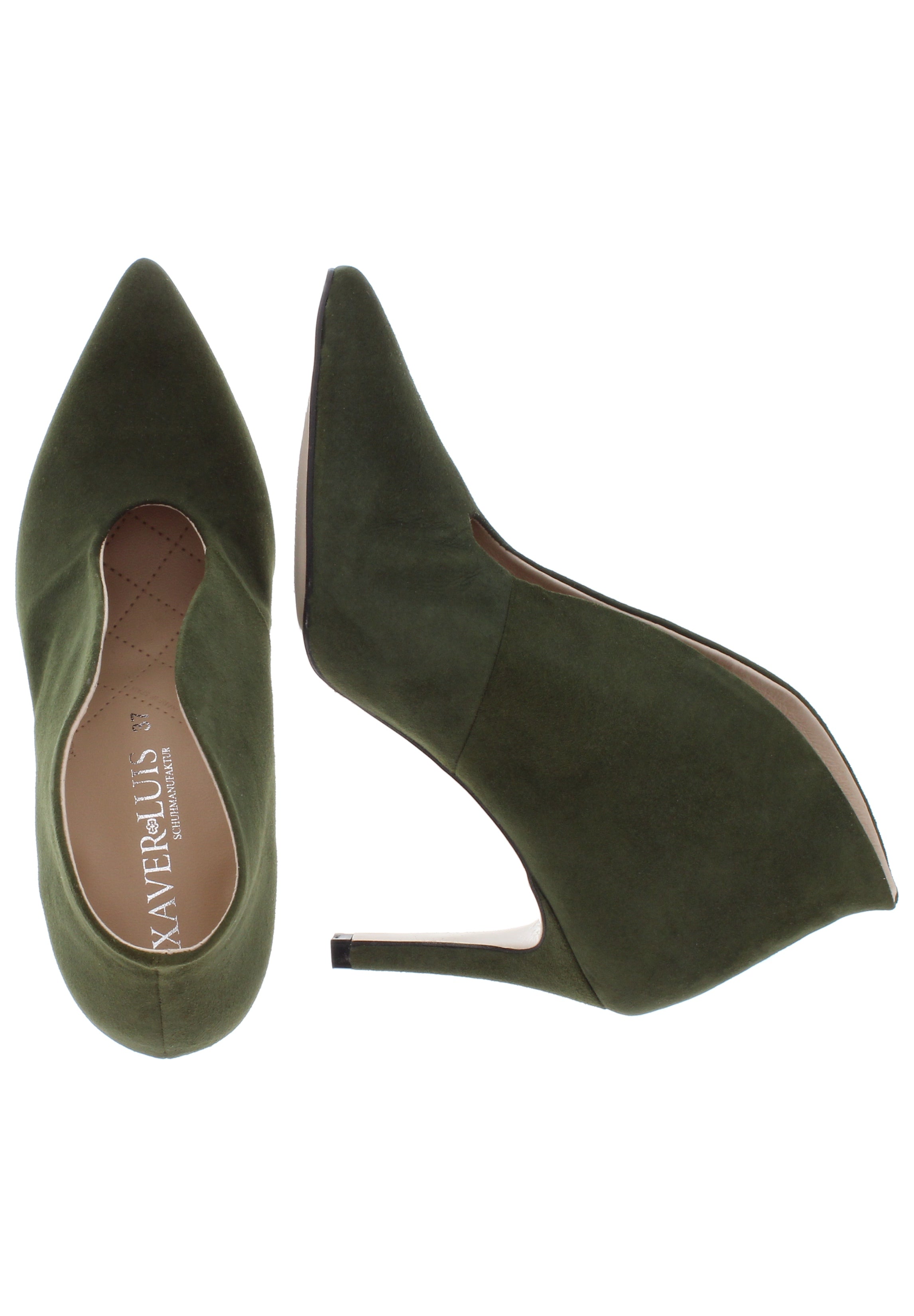 JULIE - Highcut Pumps aus feinem Leder