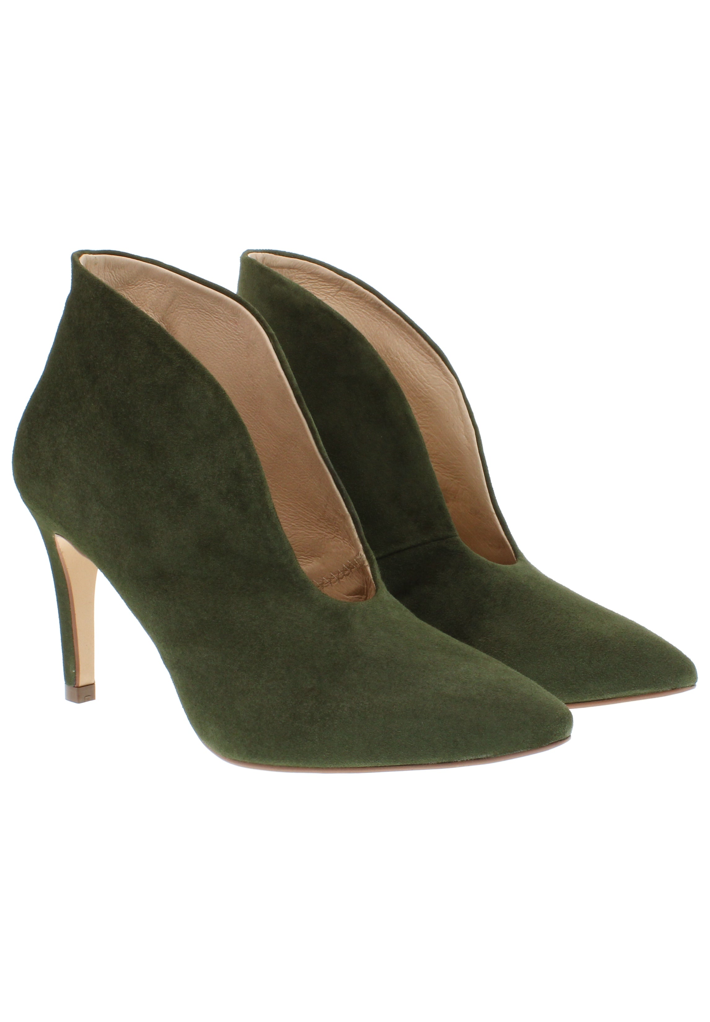 JULIE - Highcut Pumps aus feinem Leder