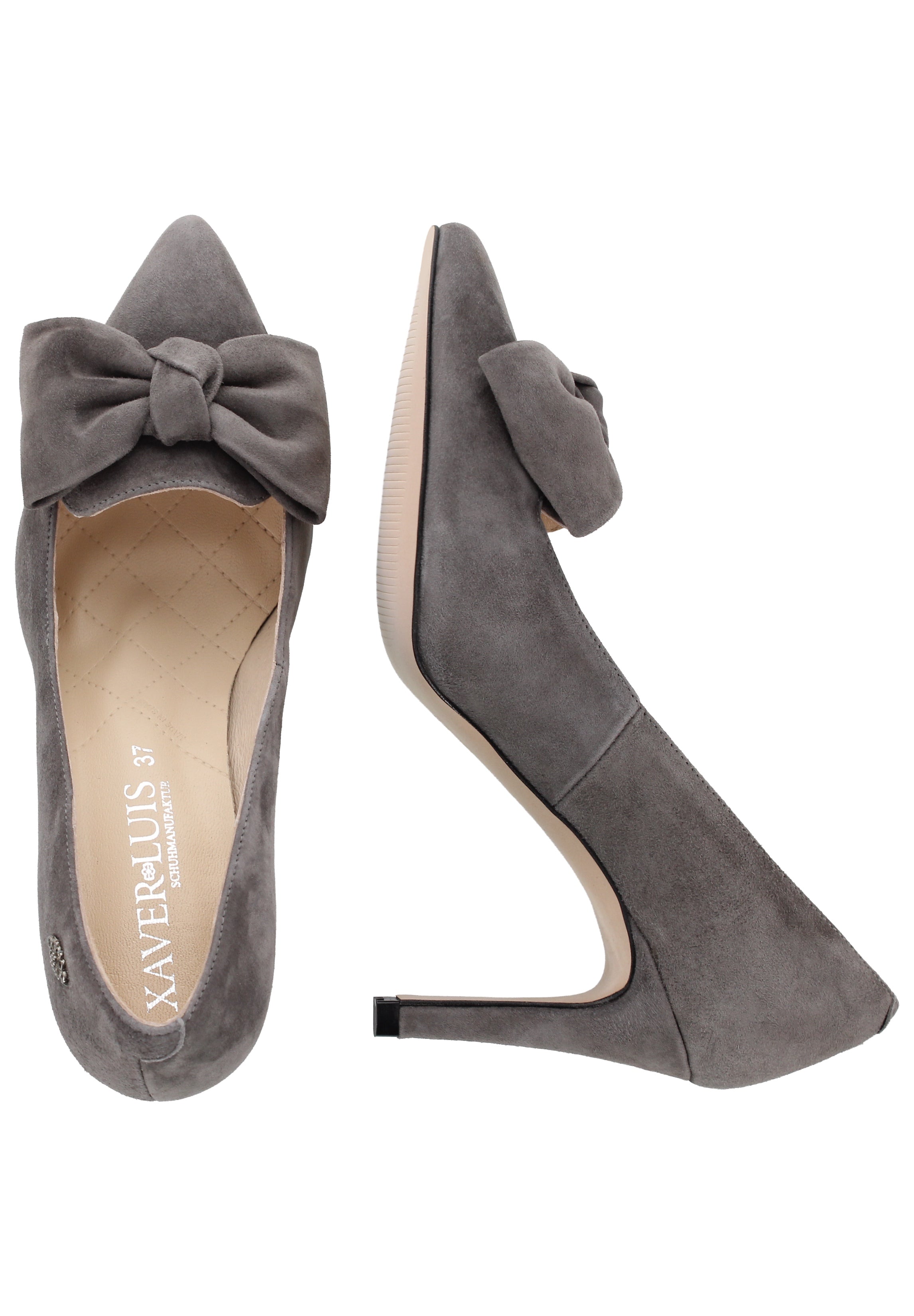 JULE - Spitze Pumps mit großer Schleife