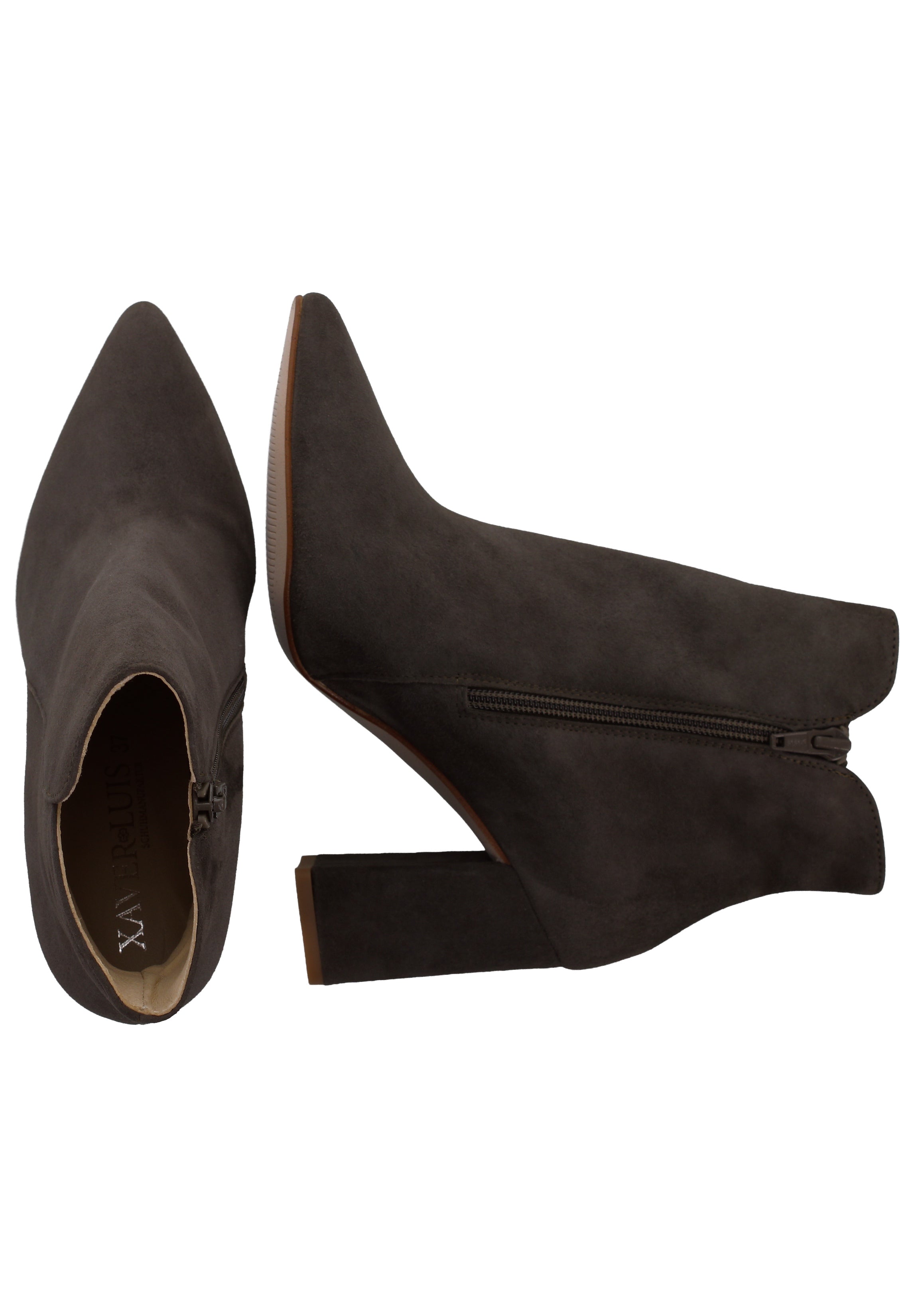VERO - Spitze Stiefelette mit Blockabsatz