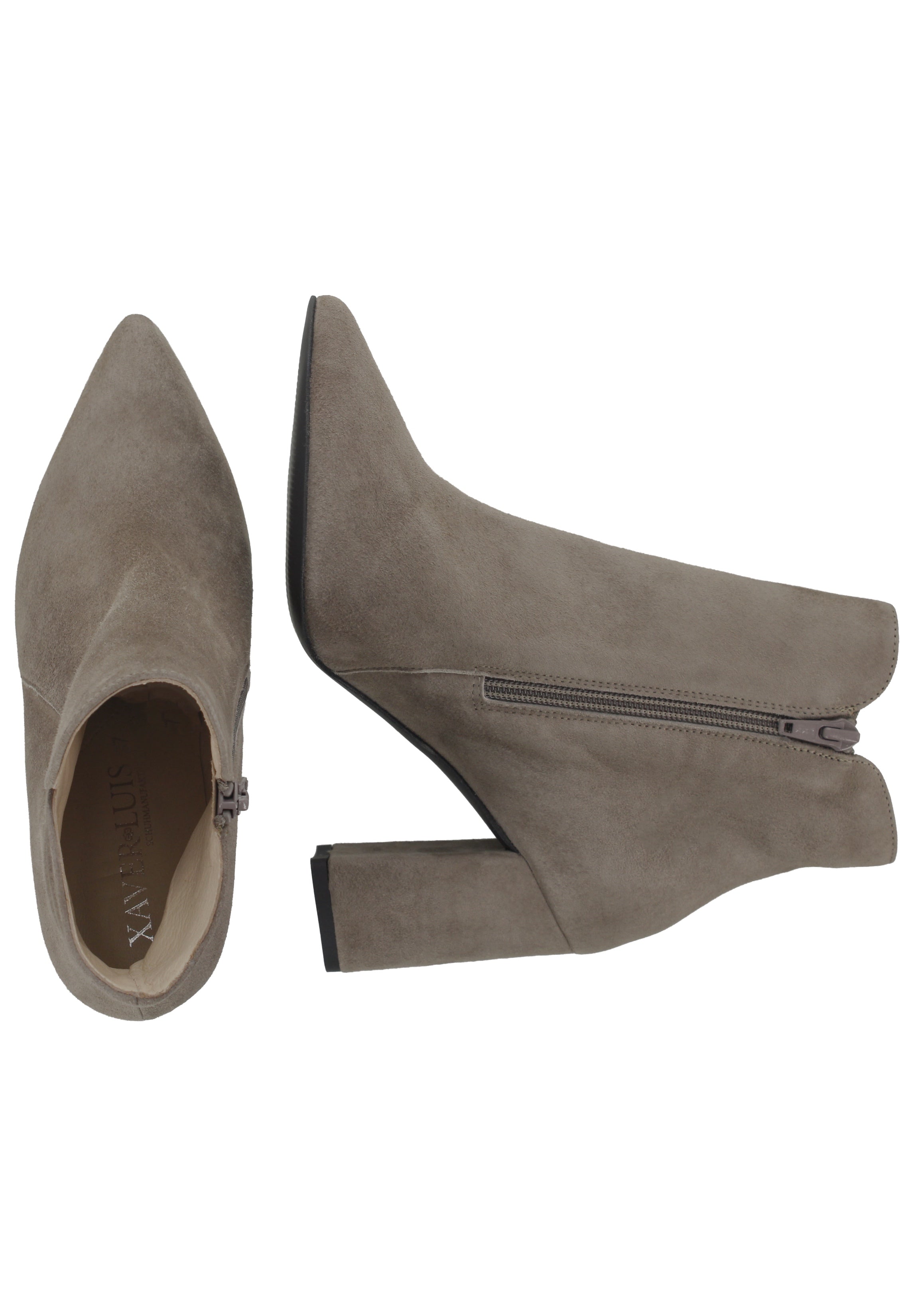 VERO - Spitze Stiefelette mit Blockabsatz