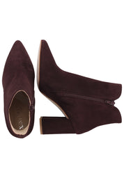 VERO - Spitze Stiefelette mit Blockabsatz