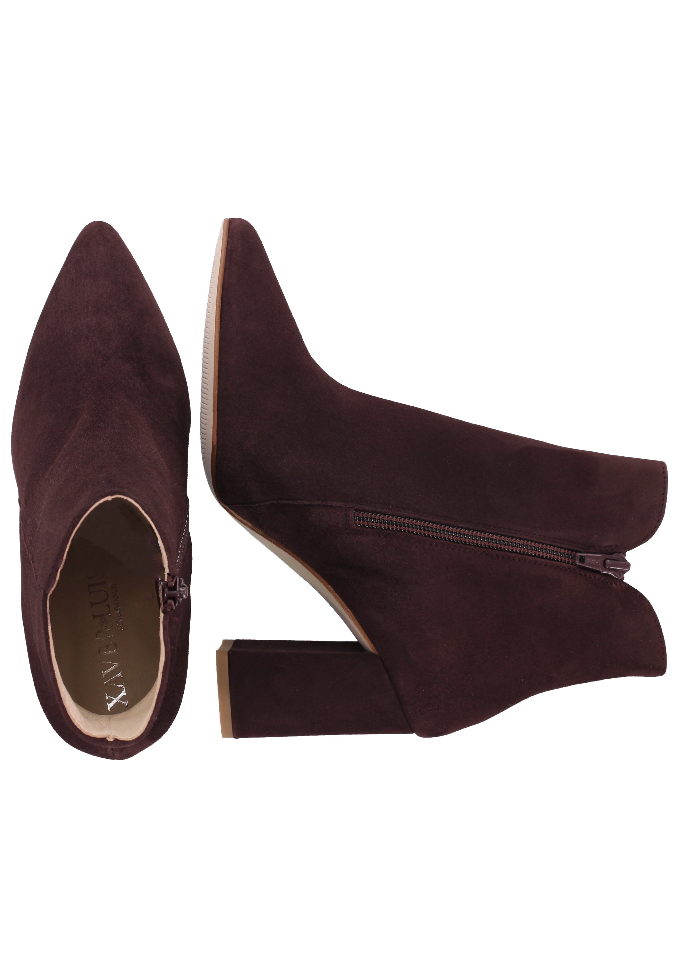 VERO - Spitze Stiefelette mit Blockabsatz