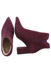 VERO - Spitze Stiefelette mit Blockabsatz