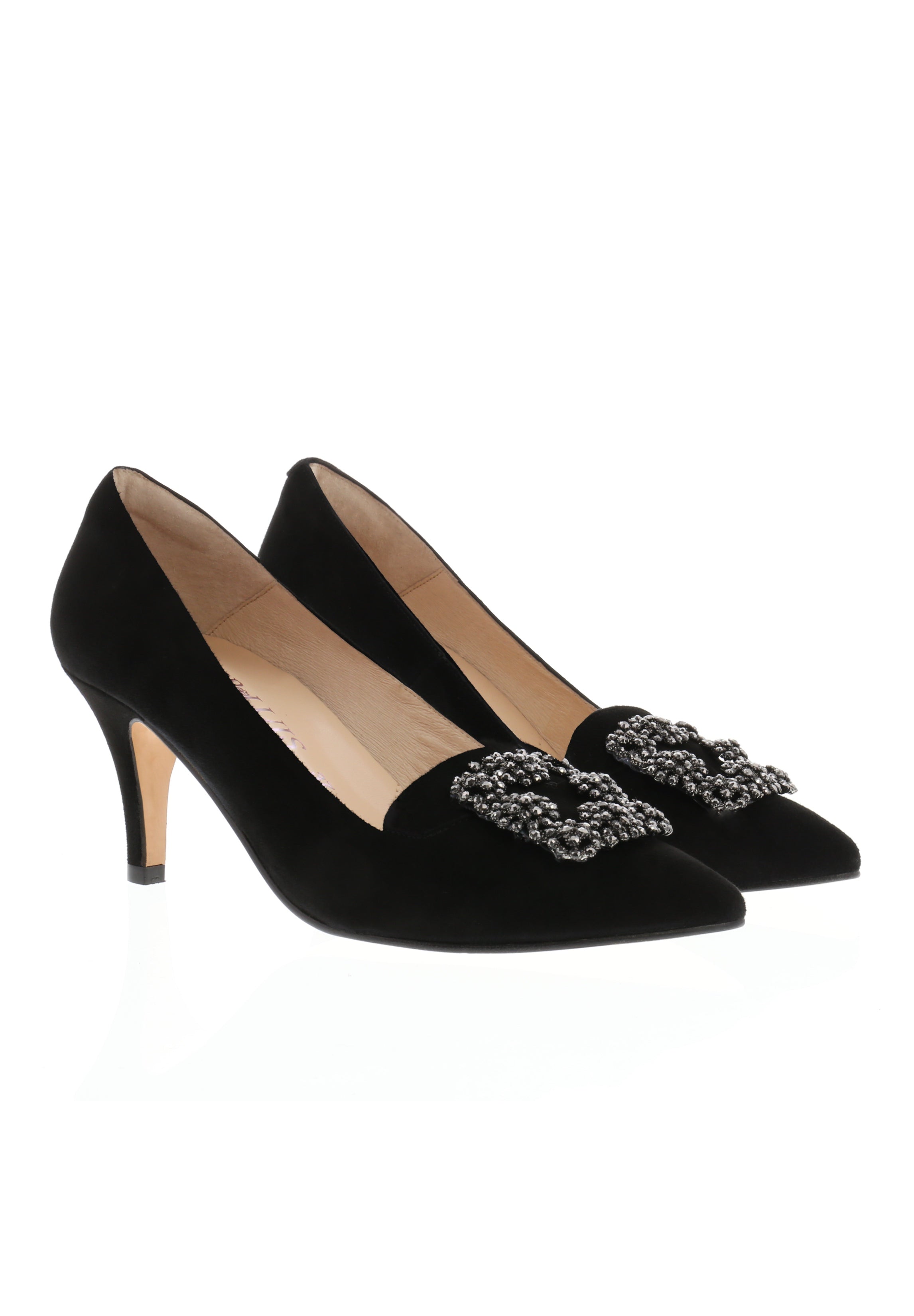 MARCIA - Trachtenpumps mit Strass-Schmuck