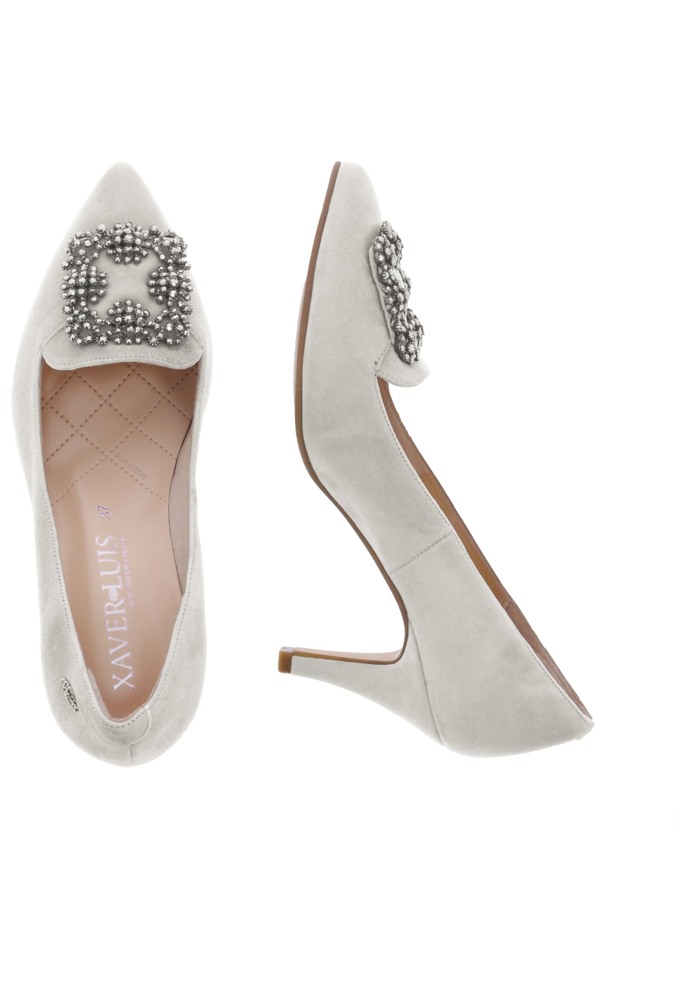 MARCIA - Trachtenpumps mit Strass-Schmuck