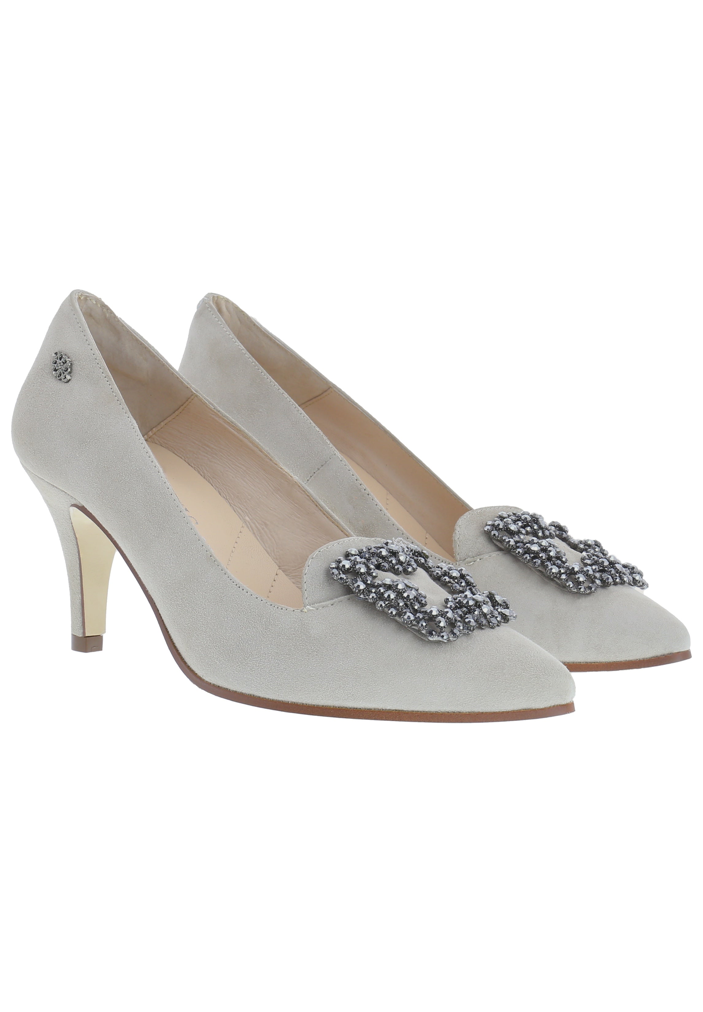 MARCIA - Trachtenpumps mit Strass-Schmuck
