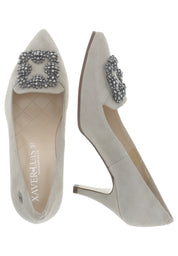 MARCIA - Trachtenpumps mit Strass-Schmuck