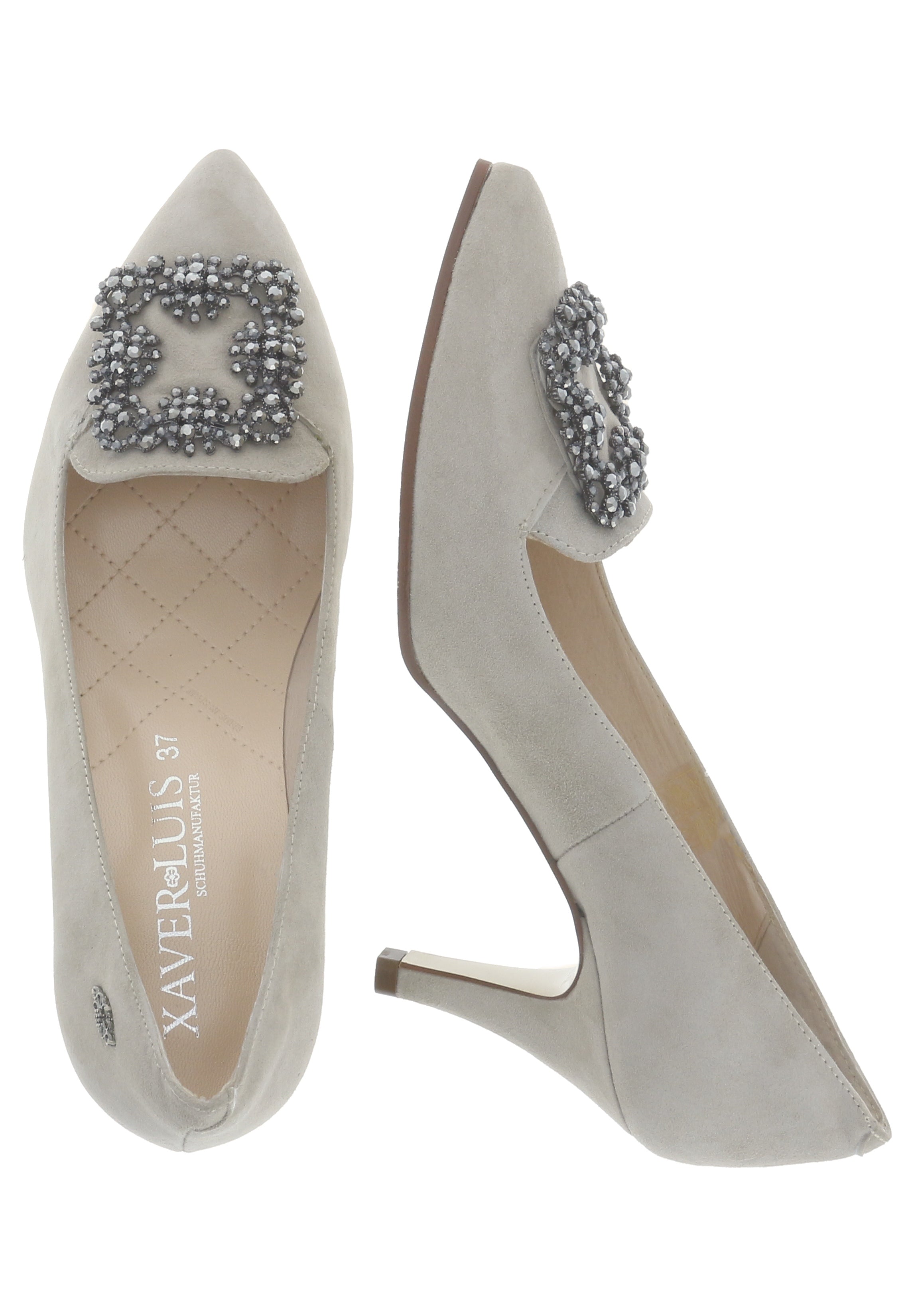 MARCIA - Trachtenpumps mit Strass-Schmuck