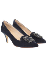 MARCIA - Trachtenpumps mit Strass-Schmuck