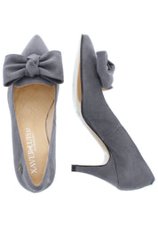 MARA - Spitze Pumps mit großer Schleife