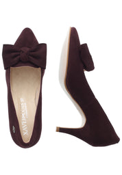 MARA - Spitze Pumps mit großer Schleife
