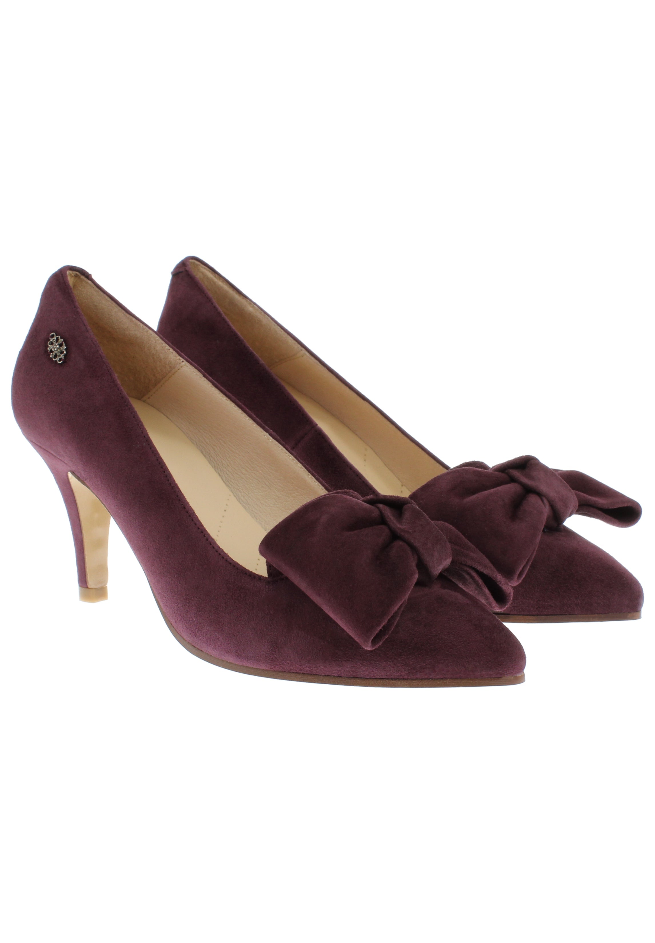 MARA - Spitze Pumps mit großer Schleife