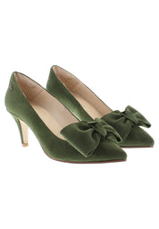 MARA - Spitze Pumps mit großer Schleife