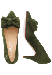 MARA - Spitze Pumps mit großer Schleife