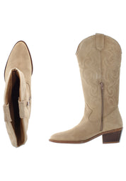 MARY - Westernstiefel mit Lederfutter