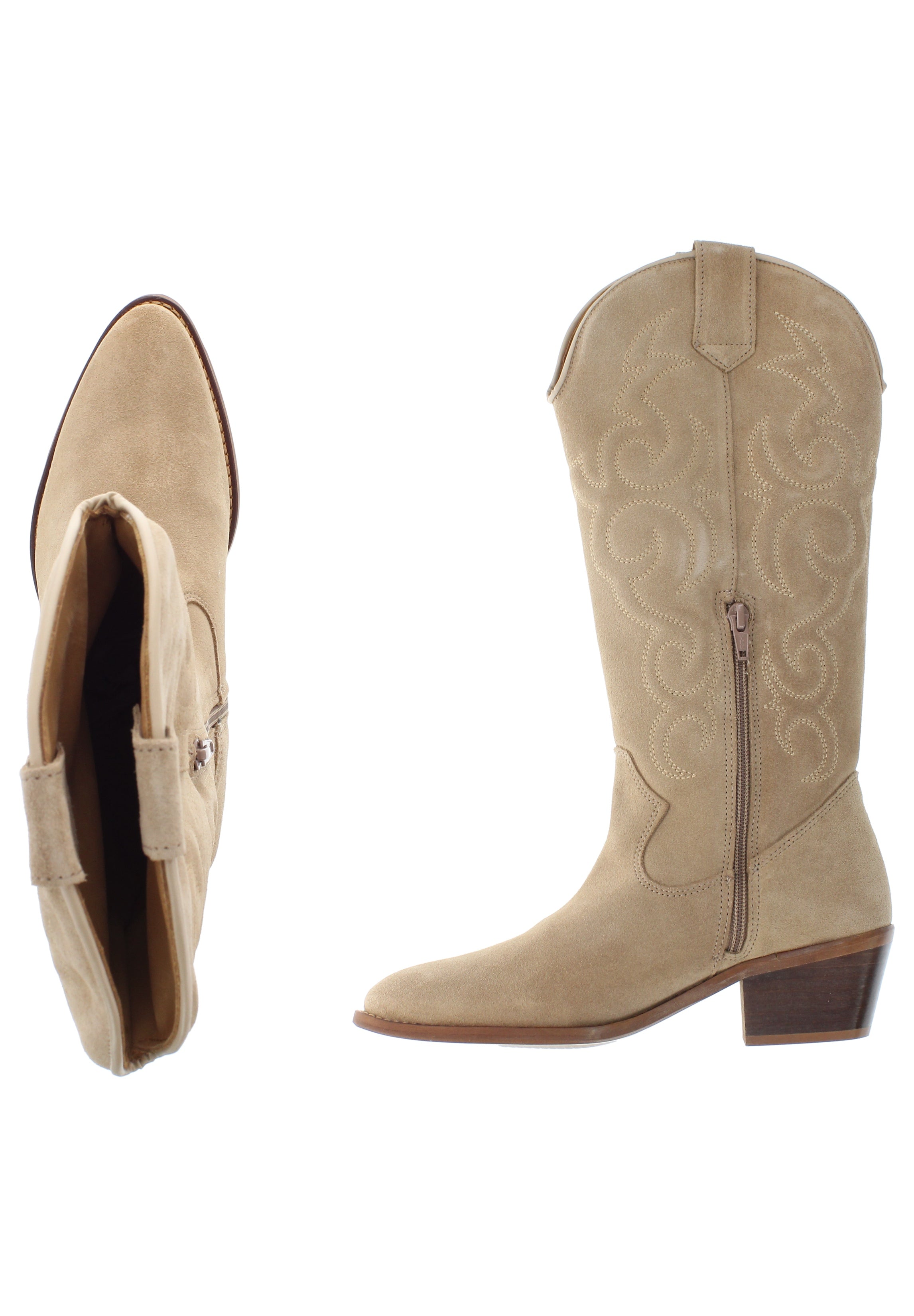 MARY - Westernstiefel mit Lederfutter