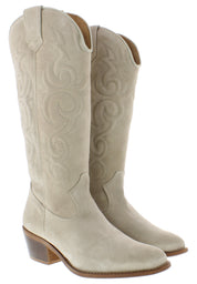 MARY - Westernstiefel mit Lederfutter